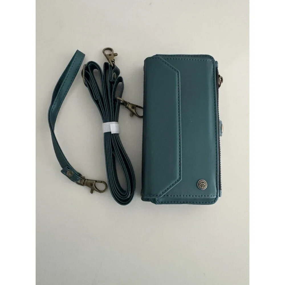 Crossbody Wallet Case Compatible with RFID Blocking 7-Card iPhone 13 Great Gift